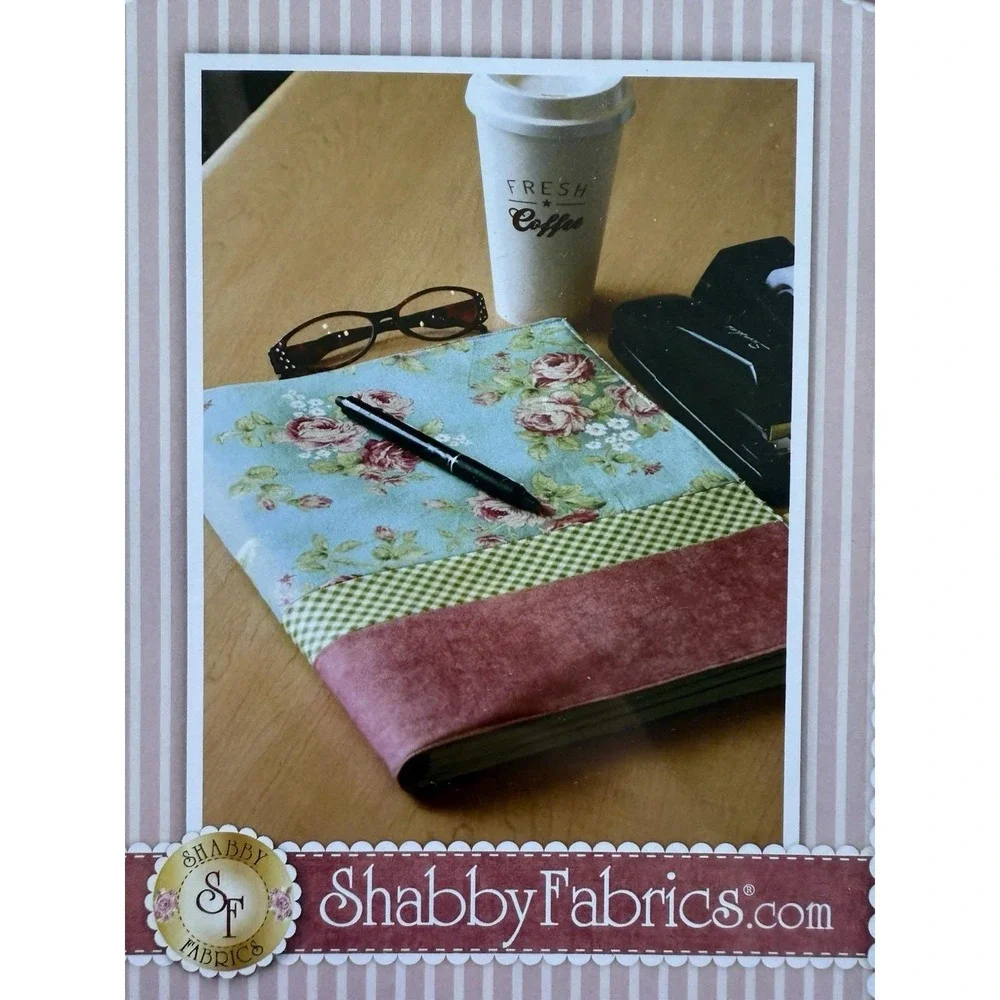 Shabby Fabrics Floral Welcome‎ Home Notebook Organizer Cover Pattern
